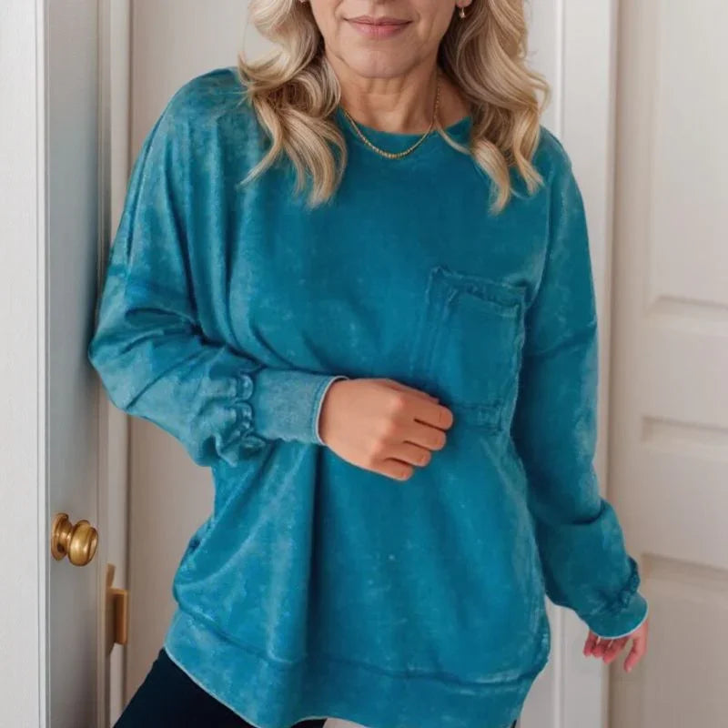 Moletom UrbanMuse™ com Lavagem Estonada e Modelagem Solta / Estilo Despojado com Toque de Arte e Conforto Acolhedor!