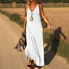 Vestido Terra Nostra™ com Alças Confortáveis e Malha Leve / Conforto, Frescor e Feminilidade sem Esforço!