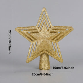 Projetor Natalino de Estrela para Topo de Árvore de Natal Modern Lar™ / O Toque Final Que Deixa Seu Natal Perfeito