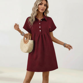 Vestido Nathaly™ Em Malha Texturizada Premium / Textura Geométrica Clássica e Feminilidade com Postura!