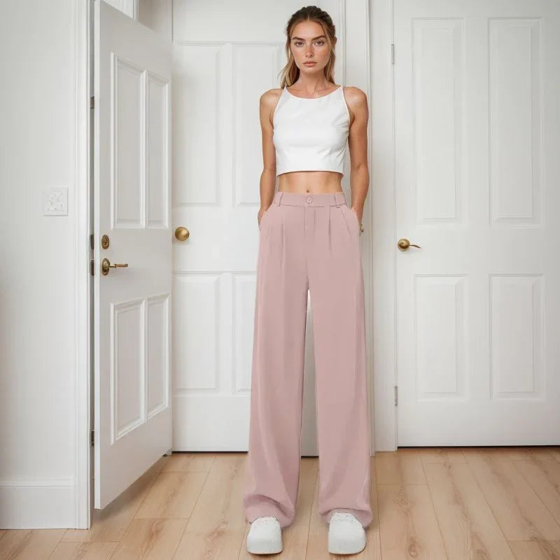 Calça Naomi™ em Viscose Premium com Toque de Modal / Porque Você Merece Conforto com Estilo Refinado!