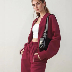 Conjunto Élan™ em Moletom Soft com Design Minimalista / Elegância Moderna e Conforto Premium Para Todas as Horas!