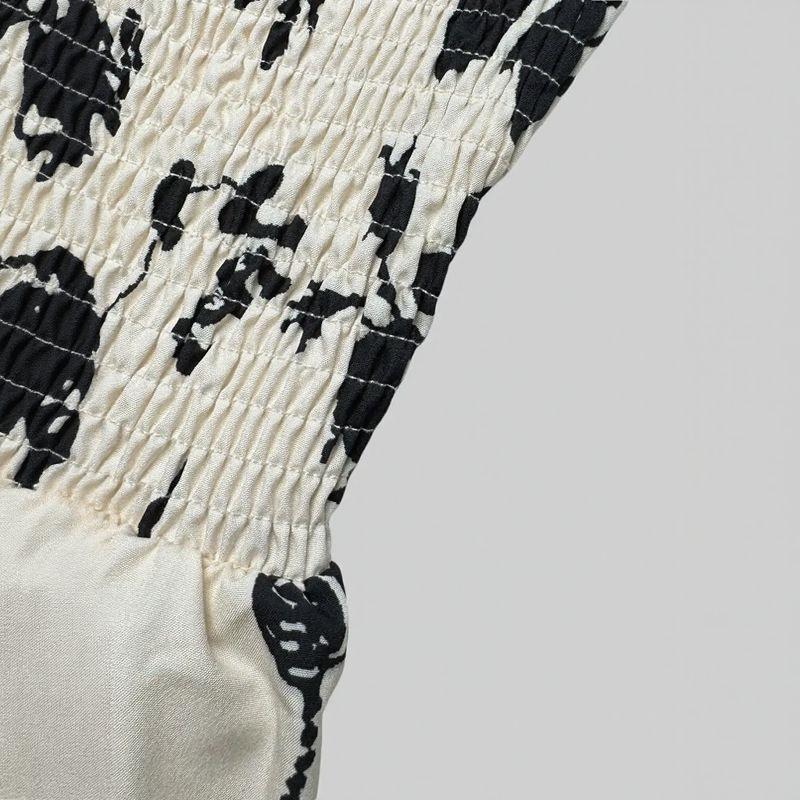 Vestido Violetta™ com Estampa Floral e Saia Ampla Confortável / Sofisticação Atemporal e Liberdade para Mulheres de Reais!