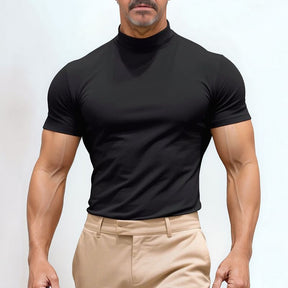 [COMPRE 1 LEVE 3] Camiseta St. Moritz™ com Gola Alta e Design Clean / Minimalismo Refinado para Homens de Presença!