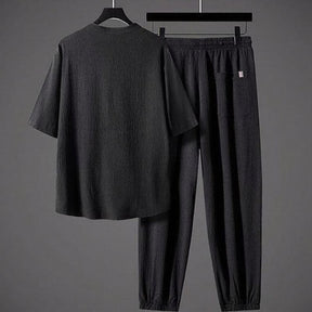 Conjunto Sartori™ em Viscose Premium com Gola Minimalista / O Ponto de Encontro Entre Conforto e Classe!