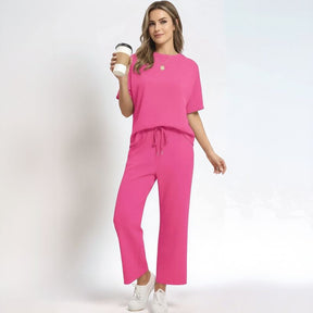 Conjunto DonnaGringa™ em Algodão Leve com Caimento Solto / Leveza Suave e Caimento Natural Que Não Marca!