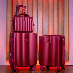 Kit 2 Malas de Viagem 10kg + 23kg com Frasqueira | Padrão ANAC | ABS Ultra Resistente | Rodas 360° | Cadeado TSA