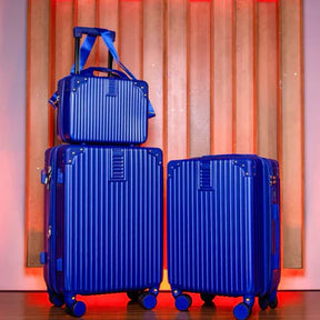 Kit 2 Malas de Viagem 10kg + 23kg com Frasqueira | Padrão ANAC | ABS Ultra Resistente | Rodas 360° | Cadeado TSA