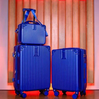 Kit 2 Malas de Viagem 10kg + 23kg com Frasqueira | Padrão ANAC | ABS Ultra Resistente | Rodas 360° | Cadeado TSA